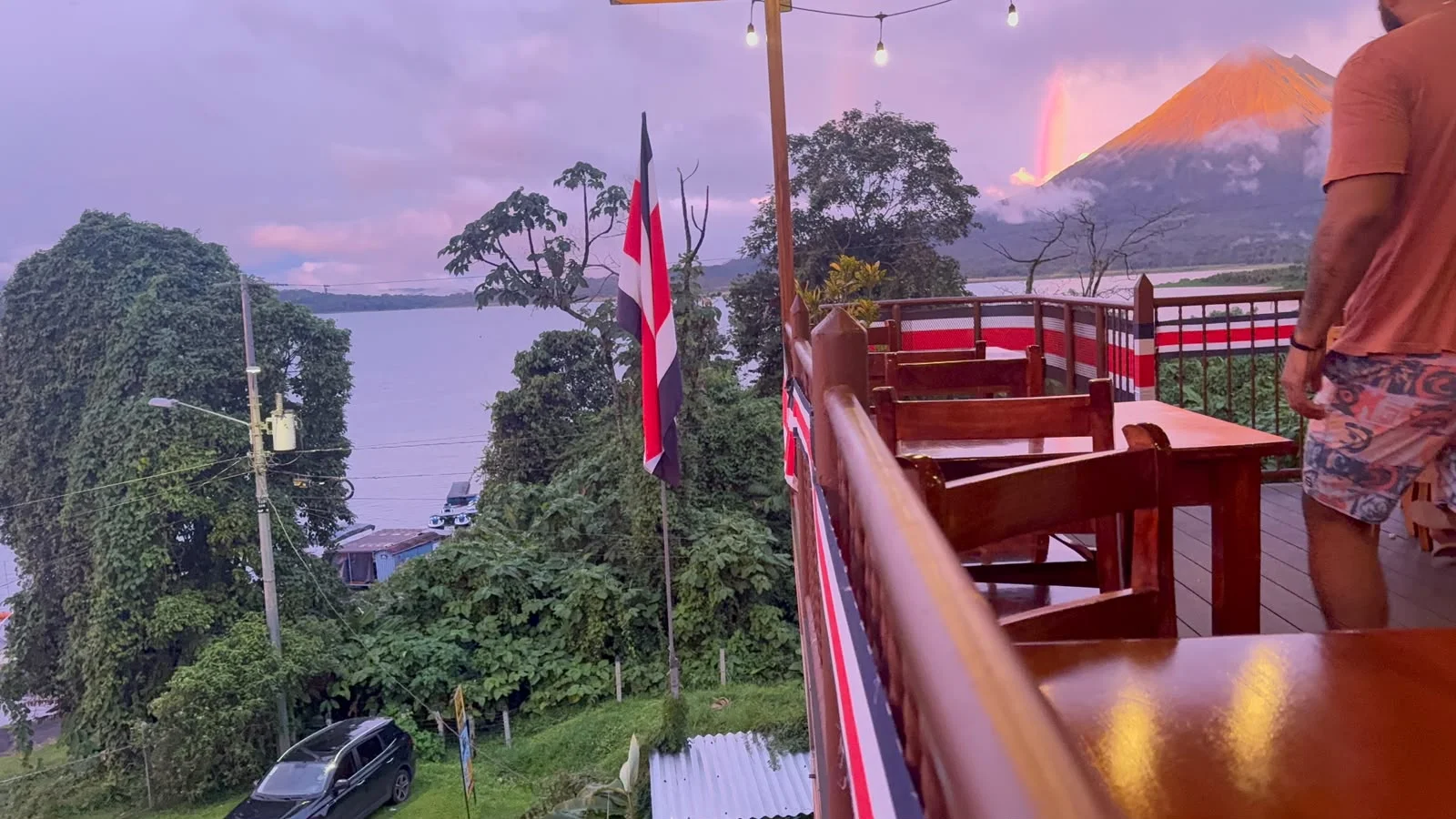 Outdoor Dining with Arenal Volcano View