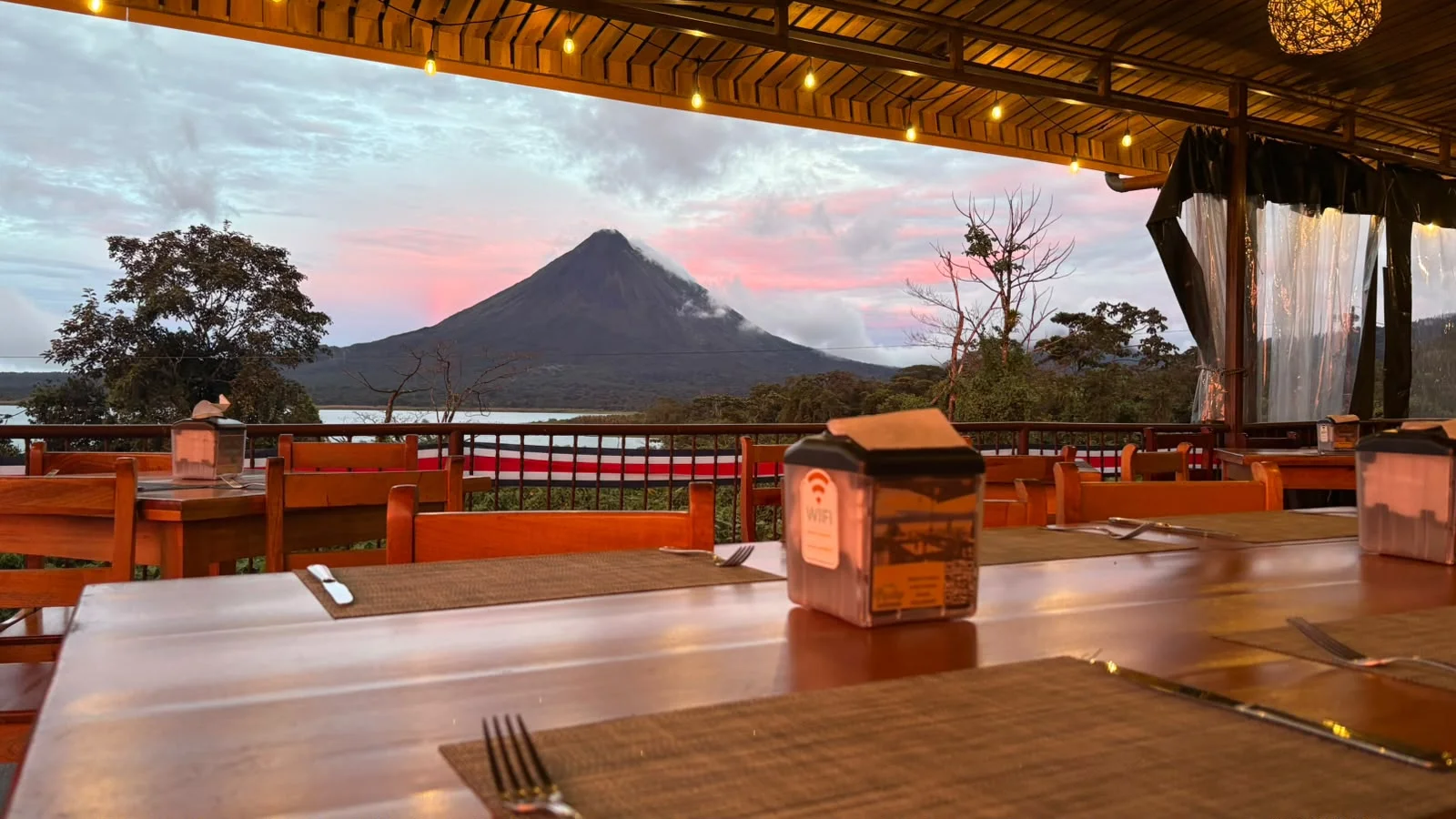 Volcano Sunset View from Mirador